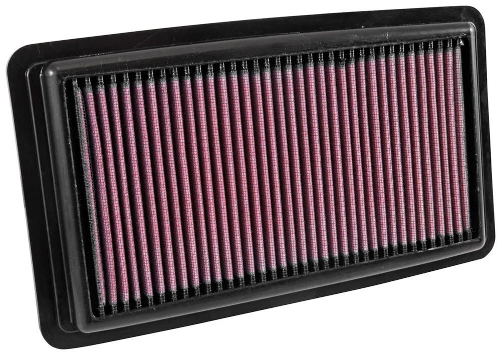 33-5041 – K&N FILTER Air Filter, Washable Red Cotton Gauze Panel